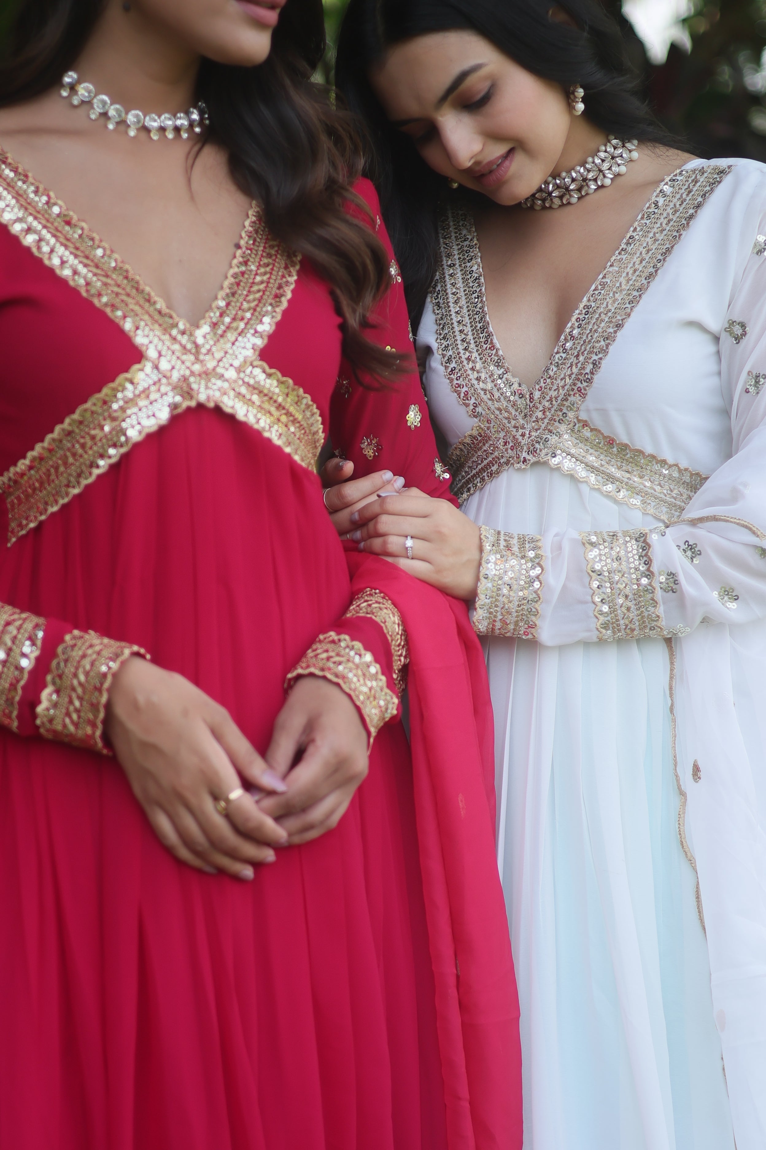 PREMIUM READYMADE ALIA CUT GOWN WITH DUPATTA SET