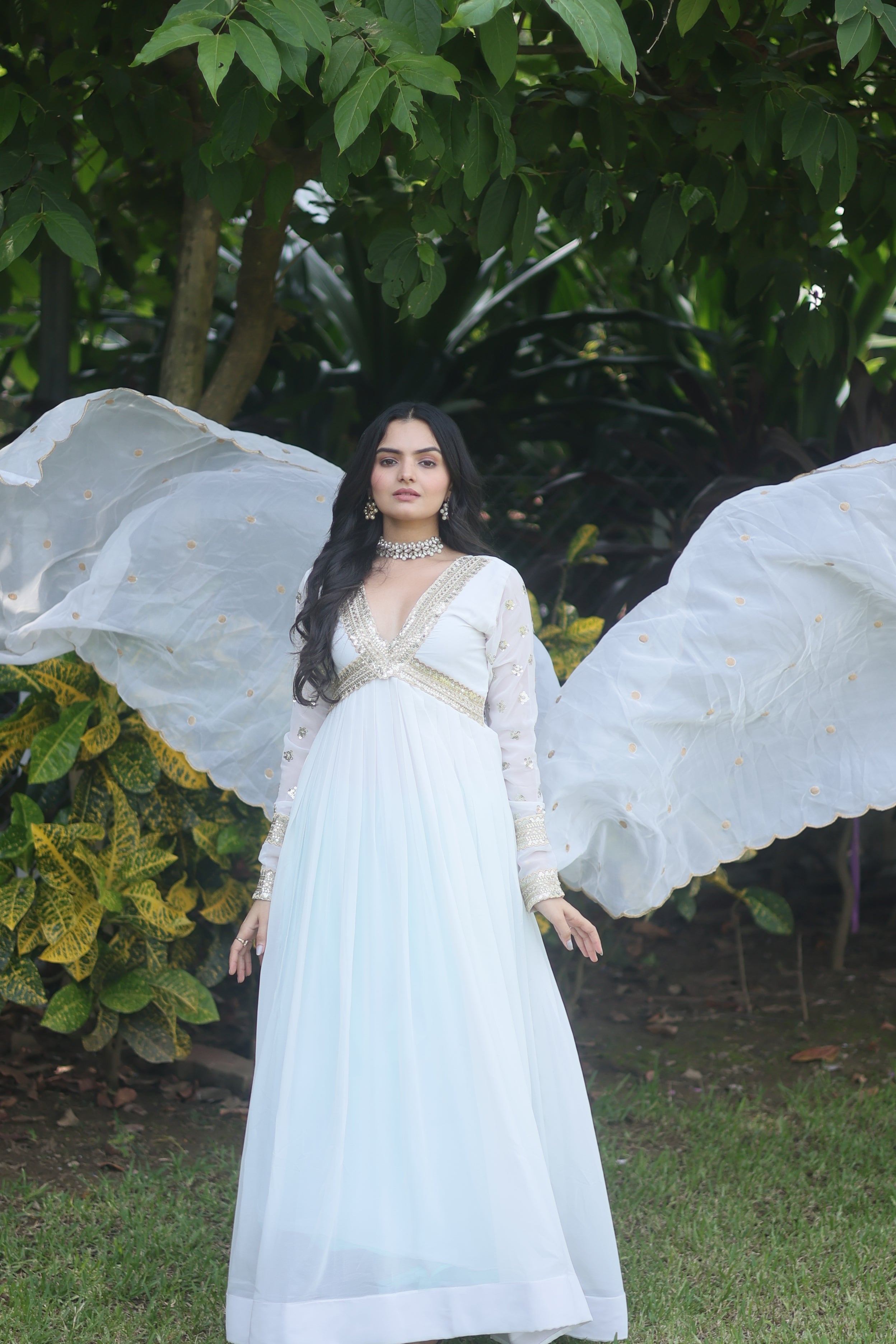 PREMIUM READYMADE ALIA CUT GOWN WITH DUPATTA SET