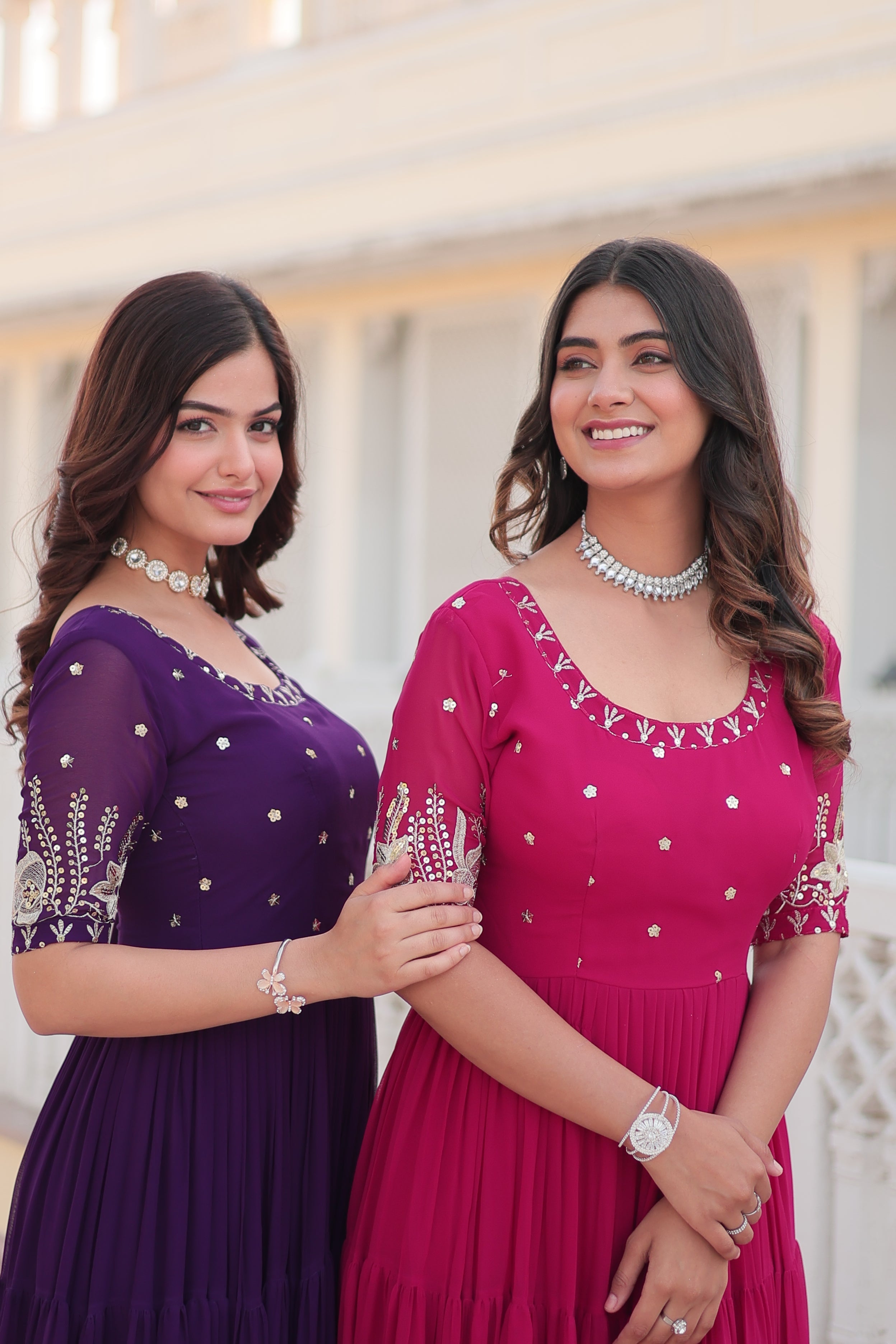 Beautiful Designer Zari Gown