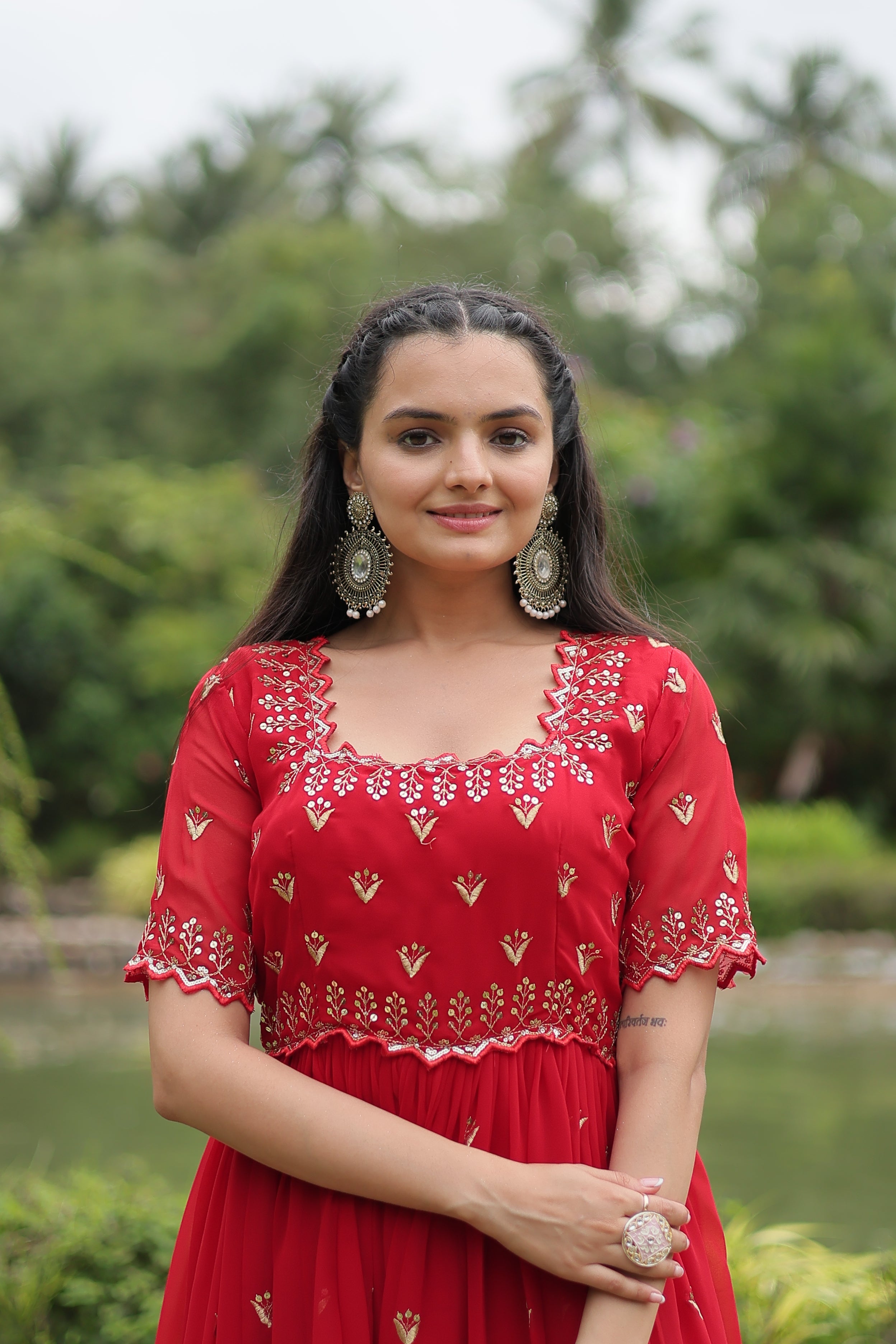 Beautiful Designer Readymade Gown