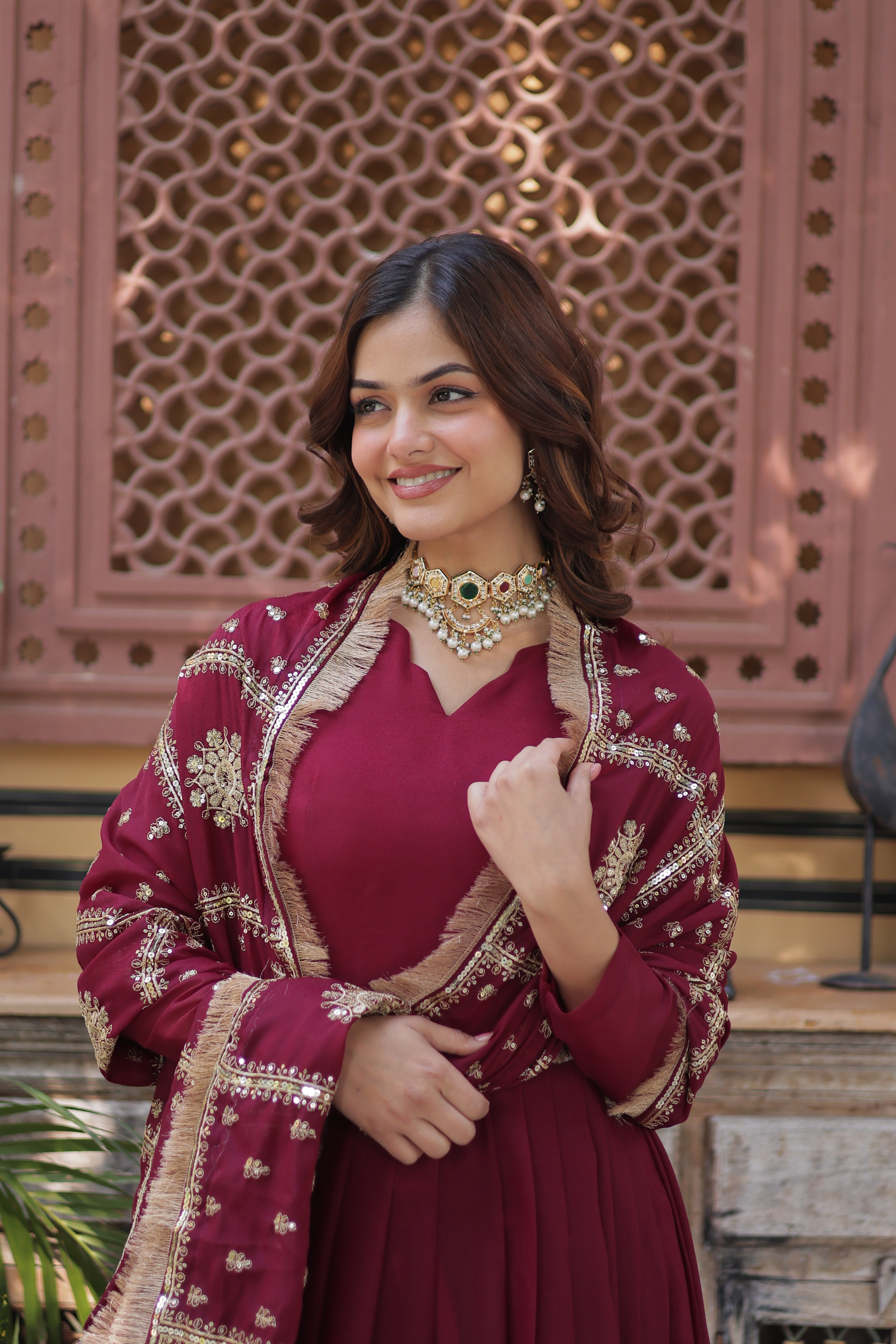 Premium Readymade Flared Gown