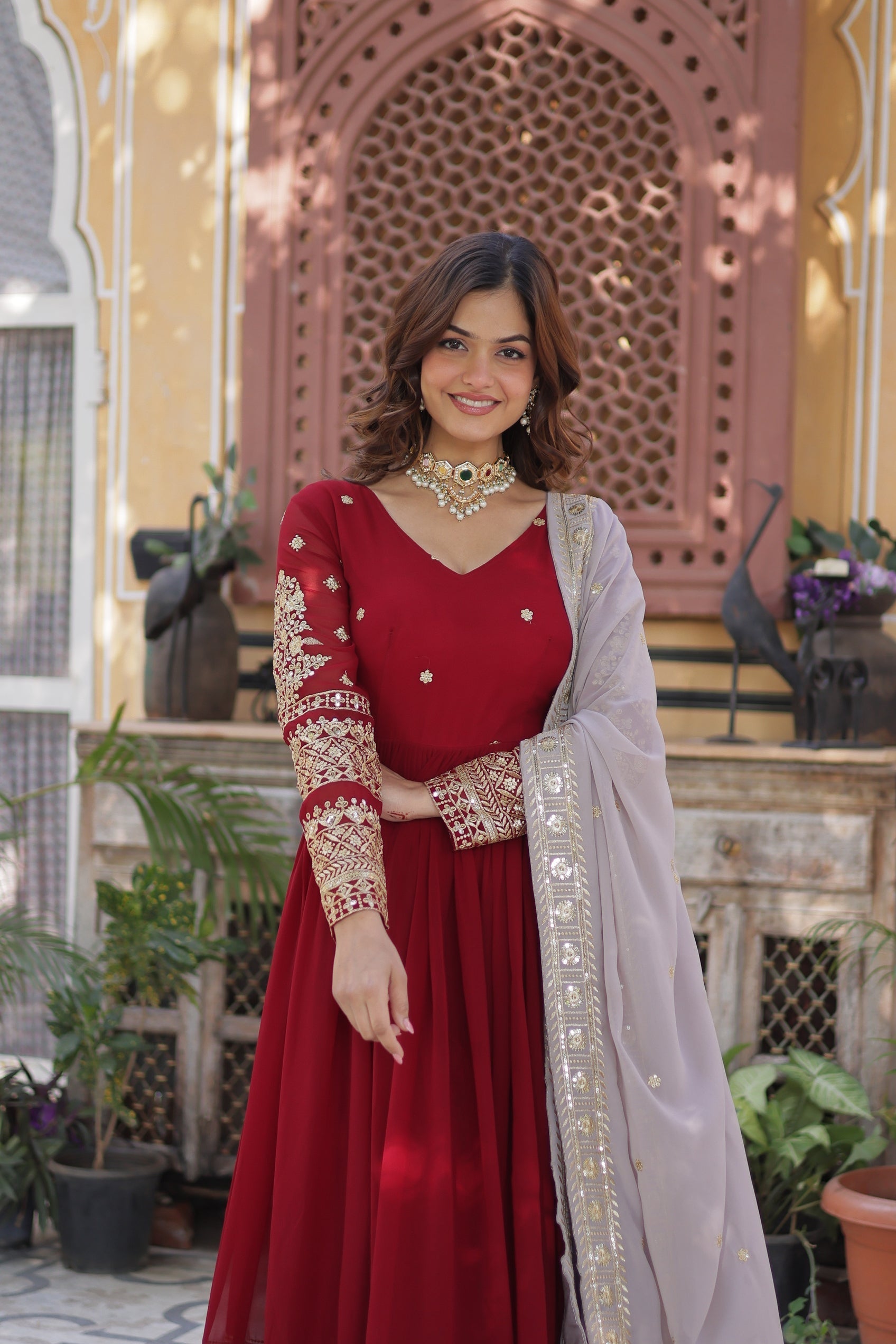 Premium Designer Red Gown