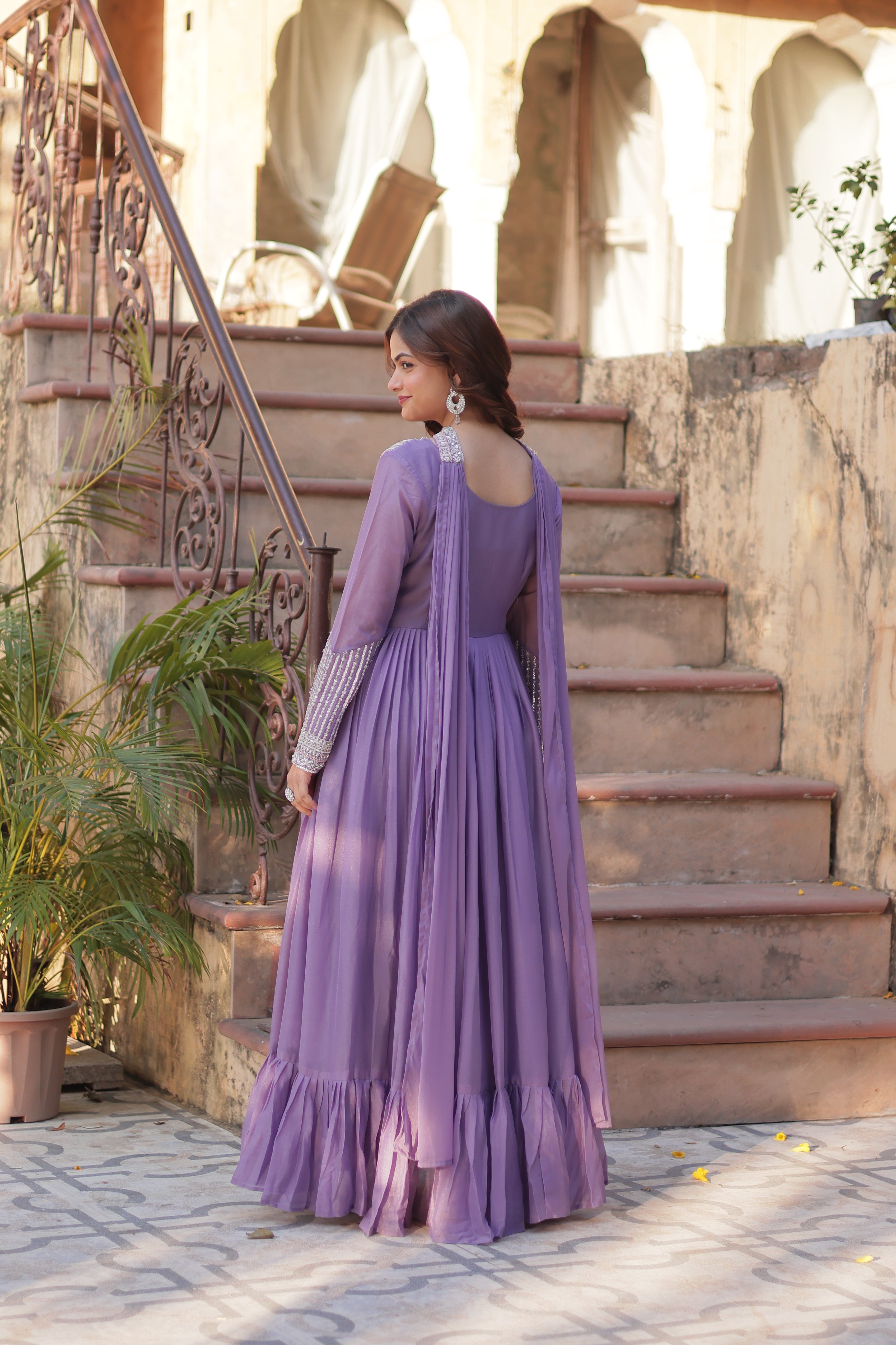 Designer Readymade Georgette Gown